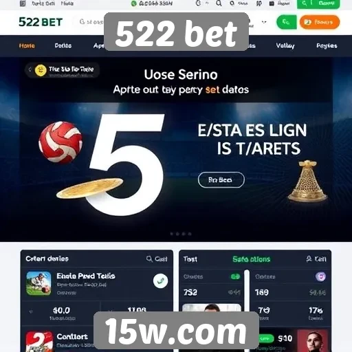 Características da plataforma de apostas 522 bet